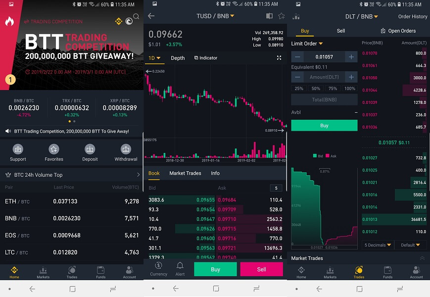 Binance - best Cryptocurrency Exchange app